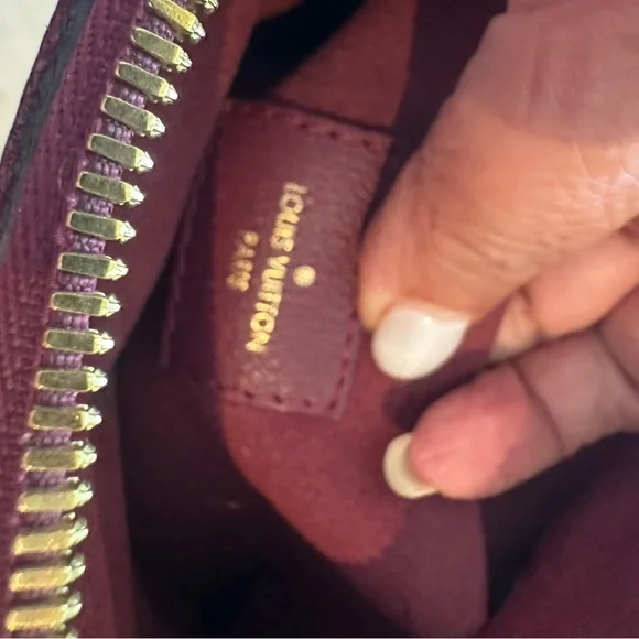 Louis Vuitton Pallas BB Monogram Brown and Burgundy Handbag - Picture 7 of 16